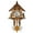 Type 10, variant on Farfi Antique Wooden Hanging Cuckoo Wall Time Alarm Clock Home Living Room Decoration (Type 6)