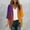 Orange, variant on Sakmal Long Sleeve Sleeve Spring Coats for Women Cover-Up Lightweight Purple Gradient Flowy Cardigan Chiffon Ladies Coat