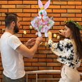 thumbnail image 6 of Mrzhqd Easter Party Decoration Rabbit Wreath Cartoon Wreath Home Door Hanging Party Decoration Pendant Easter Wreath Decoration, 6 of 8