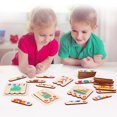 thumbnail image 3 of Gwong Juguete Palabra inglesa carta de madera a juego con tira larga jigsaw board rompecabezas juguete para niños Gwong 30007937, 3 of 6