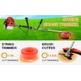 thumbnail image 4 of Floseru Weed Eater Gas Powe 52cc 2-Stroke Gas Crank, 2 in 1 Grass Trimmer, Multi-Functional Trimming Tool - String Trimmer, Brush Trimmer, 4 of 8