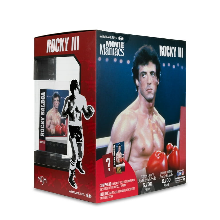 映画Rocky ロッキーIII 3パック フィギュア Amazon.com: McFarlane - Movie Maniacs 6In Posed - Rocky Wave