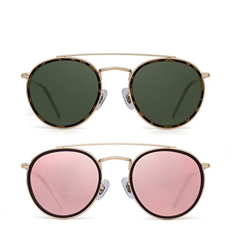 jim halo small polarized round sunglasses for women vintage  display picture 1