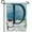 Monogram D, variant on America Forever Winter Monogram Letter A Garden Flag Vertical Double Sided 12.5 x 18 inches American Snowman in Winter, Holiday Seasonal Flags for Outdoor Decoration, Snowfall Celebration Garden Flag