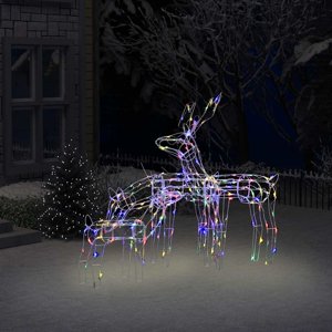 Xntwite 3-Piece Lighted Christmas Reindeer Set 229 LED USB