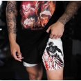 thumbnail image 3 of Anime BAKI Berserk Performance Shorts Men Women Manga 3D Print 2 in 1 Gym Shorts Fitness Summer Quick Dry Mesh Short Pants, 3 of 4