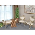 thumbnail image 2 of Platine Pair of French Rococo Mahogany Fire Side Chairs, 2 of 4