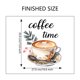 thumbnail image 4 of Adhesivos de pared para café Coffee Time, taza de café, PVC, 30 x 29 cm, 4 of 4
