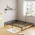 thumbnail image 2 of GAOMON Low Bed Frame Full Size, 10 Inch Heavy Duty Metal Platform Full Bed Frame Low Profile, Mattress Foundation, No Box Spring Needed, Noise-Free, Non-Slip, Easy Assembly, Black, 2 of 7