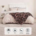 thumbnail image 4 of 30th Birthday Gifts Blankets for Women,Happy 30th Birthday Unique Gifts Throw Blanket for Women Him or Her Women,30thBirthday Decorations Gift Ideas Best Birthday Blanket Rose Gold, 4 of 5