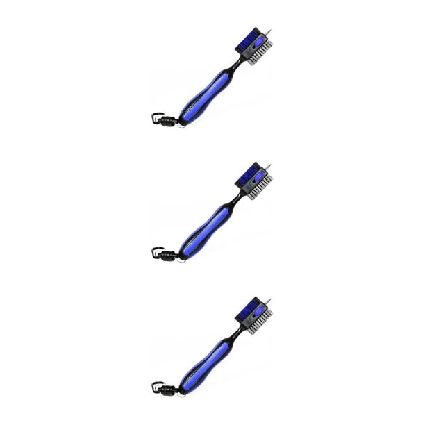 Soidarity Herramienta de mantenimiento de mango de cepillo de limpieza de palos de golf de doble cara azul Type1 NO1 Soidarity CBP273496