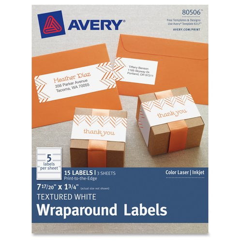 avery wraparound labels avery wraparound labels