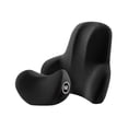 thumbnail image 1 of ZheElen Premium Memory Foam Core And Adjustable Straps Offer Head Neck And Lower Back Support Car Headrest Lumbar Support Black, 1 of 6
