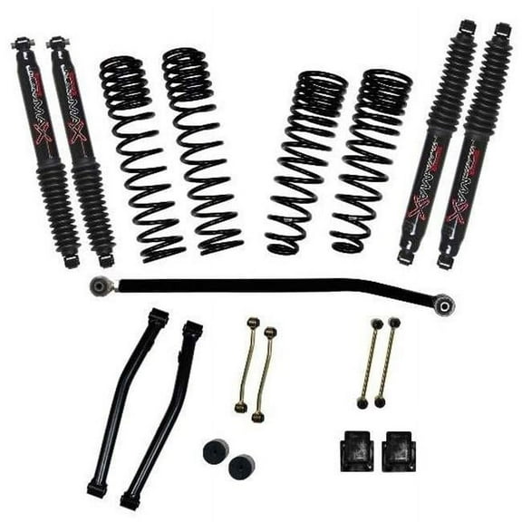 Skyjacker Suspension Lift Kit Components 4.5in Front 3in Rear 2020 Jeep Gladiator JT - Rubicon