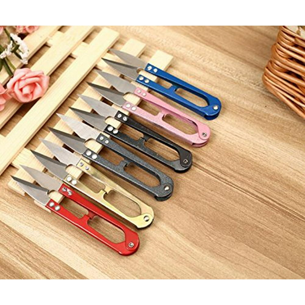 5Pcs Embroidery Sewing Snips Thread Cutter Scissors Nipper Thrum Yarn