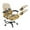 Beige-Rooster Sunflower, variant on HELLHERO Cat Sunflower Print Office Chair Cover with Armrest Covers, Cow Print Stretchable Computer Chair Cover, Desk Chairs Slipcovers for Armrest Chairs