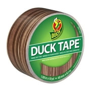 Duck Brand 1.88 in. x 10 yd. Brown Wood Grain Printed Duct Tape