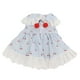 thumbnail image 5 of Ropa para mascotas de conejo, vestido de cereza para mascotas, falda de cereza para conejos, chinchillas, cerditos fragantes, azul, L, 5 of 5