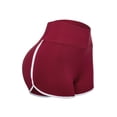 thumbnail image 2 of LELINTA Women Textured Yoga Shorts Ruched Booty High Waisted Gym Workout Shorts Butt Lifting Hot Pants, 2 of 6
