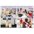 thumbnail image 3 of Portable Travel Steamer for Clothes Mini Steam Iron - Portable Mini Handheld Steam Iron for Home Co, 3 of 5