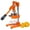 Orange, variant on Cast Iron Citrus Juicer , Extra-Large Commercial Grade Manual Hand Press , Heavy Duty Countertop Squeezer for Fresh Orange Juice