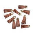 thumbnail image 4 of 10 Pieces Tassels Decorations Accessory Finding Supplies Craft Accessories Jewelry Making Props Tassel for DIY Light brown, 4 of 7