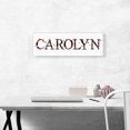 thumbnail image 2 of ARTCANVAS CAROLYN Girls Name Room Decor Canvas Art Print - Size: 36" x 12" (0.75" Deep), 2 of 9