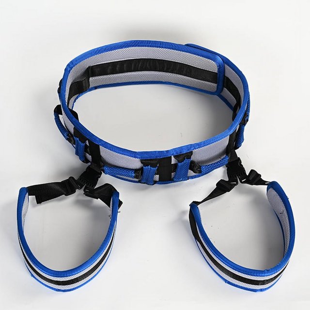 Cinturones de transferencia para personas mayores con correas para las piernas y asas acolchadas Cinturón de puerta ensanchado para levantar ancianos y pacientes Ayuda médica Cinturón para c
