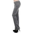 thumbnail image 3 of CLASH Jeans Junior WOMENS Denim Stretch Bootcut Straight Leg Pants, 3 of 5