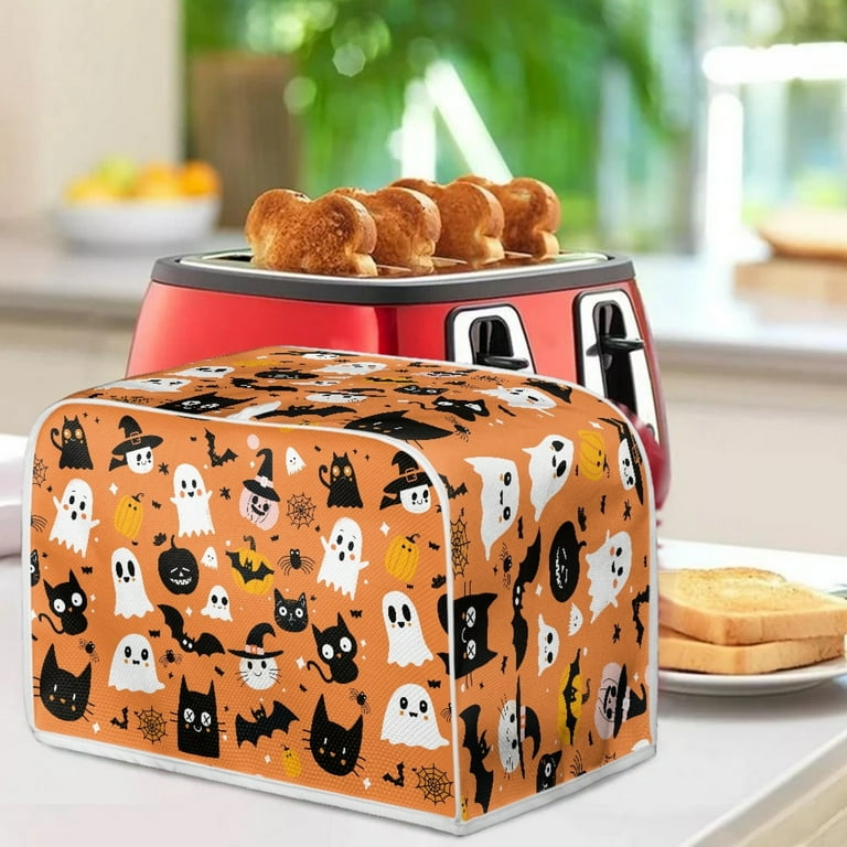 ZUXONGSY Spooky Halloween Toaster Cover Slice Small Appliance