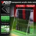 thumbnail image 2 of Golf Clubs Placement Stand Transparent Acrylic Indoor Storage Display Billiards Club Rack ZJ019 transparent, 2 of 6