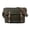 BLACK, variant on Vintage Waxed Canvas Water-Resistant Crossbody Bag, Travel Leather Shoulder Bag, Gift for Man, Female