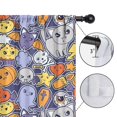 thumbnail image 4 of Blackout Kids Curtains,Halloween Cute Icons Collage Pattern Childrens Insulated Curtains Set Of 2,Bedroom Essentials,Toddler Room Decor 42"x54", 4 of 5