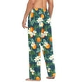 thumbnail image 3 of FORMRS Mens Pajama Pants with Pockets Sleepwear Lounge Bottoms Sizes S-2XL, Orange Fruit, 3 of 7