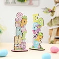 thumbnail image 7 of LEWEEN Easter Wooden Letter Ornament Bunny Egg Colorful Decor For Festive Home Spring Holiday Accessories Table Desk Shelf Decorations, 7 of 7
