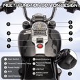 thumbnail image 3 of QinaQin Kids Electric Motorcycle, 12V 3 Wheel Ride On Bike with Headlight and Reverse, 3 of 9