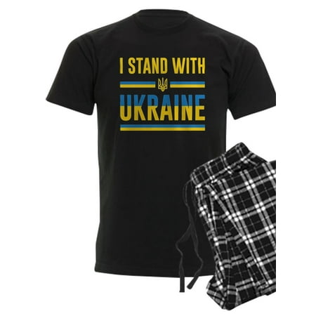 

CafePress - I Stand With Ukraine - Men s Dark Pajamas