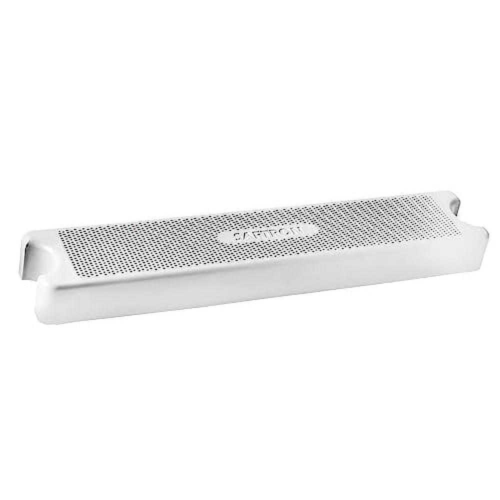 Saftron 6" White Base For Deck-to-Pool Rails – Surface Mount For Concrete Or Wood Decks