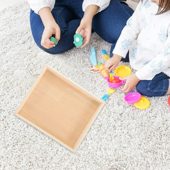 Milisten Wooden Puzzle Sorting Tray for Flat Puzzles with Portable Design and Convenient Storage for Kids and Adults
