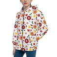 thumbnail image 2 of Sigee Oriental Cuisine for Teenage Zip Up Hoodies Long Sleeve Sweatshirts-Small, 2 of 6