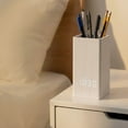thumbnail image 4 of REGALWOVEN Multifunctional LED Alarm Clock with Pen Storage, 4-Level Brightness, Voice Wake-Up, Fits Bedside Table White 5.5"L x 2.6"W x 2.8"H, 4 of 6