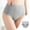 Gray, variant on Nexjvus Period Underwear for Women 100% Cotton High Waist Leak Proof Heavy Flow Briefs Panties Size M-XXL