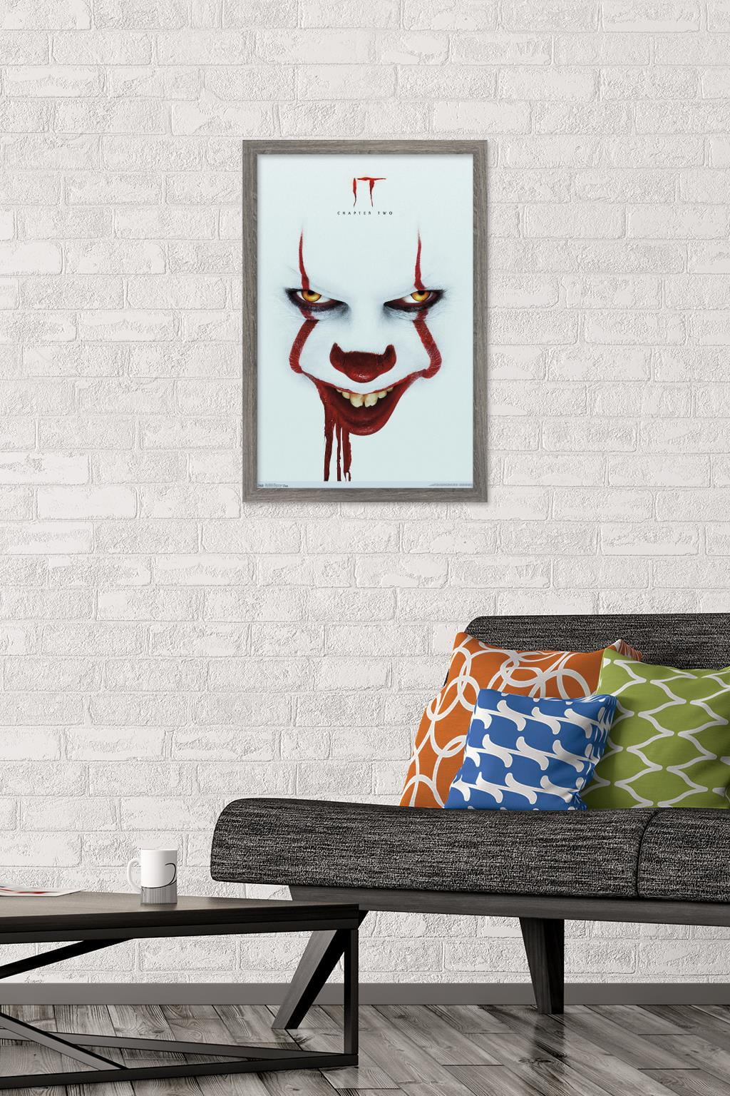IT: Chapter 2 - Smile One Sheet Wall Poster, 14.725" x 22.375", Framed