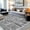 Gray, variant on SARAG 6'x9' Area Rug Modern for Living Room, Indoor Machine Washable Carpet for Bedroom, Soft Low Pile Rug for Dining Room,Brown