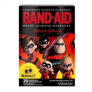 Band Aid Brand Adhesive Bandages Incredibles 2, Assorted Sizes, 20 Ea, 2 Pack