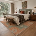 thumbnail image 3 of KUETH 8X10 Vintage Floral Area Rugs Machine Washable Rugs for Living Room, Non Slip Flat Pile Rug with Rubber Backing, Boho Rug for Entryway Bedroom Dining Room Home Office, 3 of 4