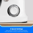 thumbnail image 5 of Midea 5-Quart White Stand Mixer, 300W Tilt-Head Dough Stand Mixer with Bowl, Whisk & Splash Guard Attachments, 5 of 9