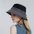 thumbnail image 4 of Shenmeida Unisex Hat Bucket Hat Contrast Color Lightweight Outdoor Hot Summer Beach Vacation Headwear, 4 of 6