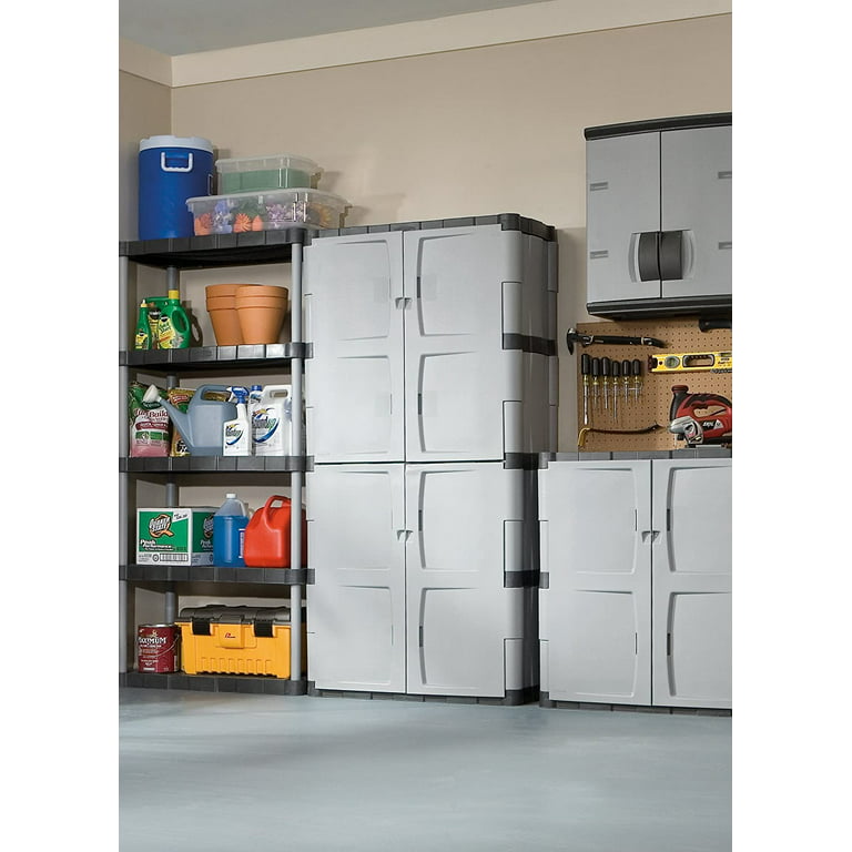 Rubbermaid FG788800MICHR 24 Mica and Charcoal Wall Cabinet