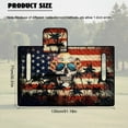 thumbnail image 5 of Psesaysky Golf Cart Seat Covers, Golf Cart Seat Towel Blanket with Handle, Foldable, Soft and Comfortable, Suits EZGO, Yamaha, Club Car and Other 2-Seat Carts, 51"x 30.3", Hawaiian Skull USA Flag, 5 of 8